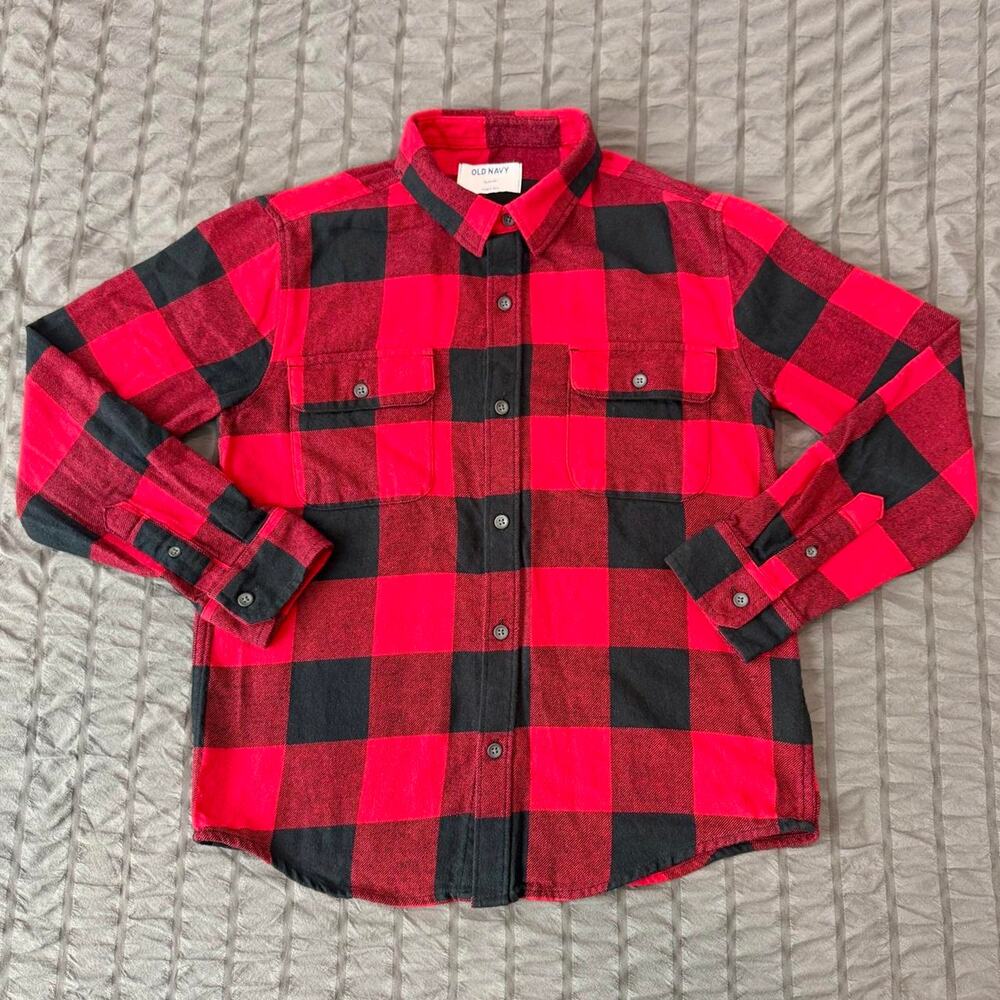 Old navy red and black